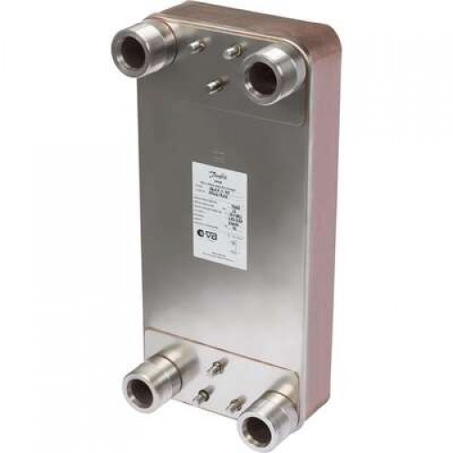 DANFOSS 004B1917 — Паяный пластинчатый теплообменник XB 61M-1-60 PN25 G2 