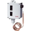 DANFOSS 017-513566 — Реле температуры RT для тяжелых условий эксплуатации, IP 66, T окружающей среды -50...70 °C, диапазон настройки уставки 70...150 °C 