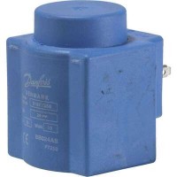 DANFOSS 018F7358 — Катушка электромагнитная BB024AS, напряжение питания 24 В переменного тока, 50 Гц, мощность 10 Вт, присоединение защелкой 018F7358