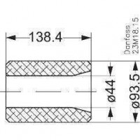 DANFOSS 023U5381 — Сменные сердечники-вставки 48-DA для разборных фильтров DCR Eliminator 023U5381