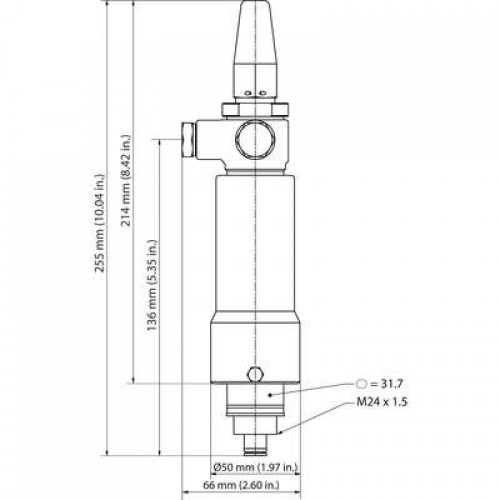 DANFOSS Пилотный клапан перепада давления CVPP-M ( 4 - 28 бар) 