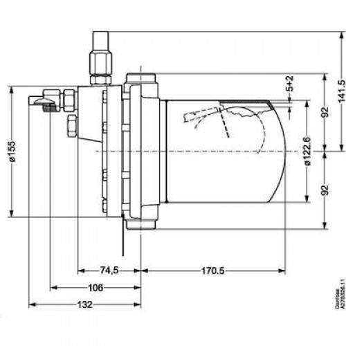 DANFOSS SV 3 Клапан регулятор уровня поплавковый 
