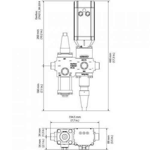 DANFOSS ICF 15-4-8 Клапан-регулятор универсальны 