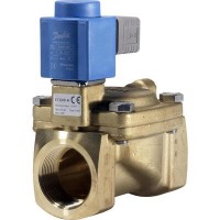 DANFOSS 032U458502 — Клапан электромагнитный EV220B, присоединение внутренняя резьба G 1 1/2", материал уплотнения NBR, нормально закрытый 032U458502