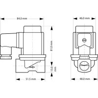 DANFOSS 032U538002 — Клапан электромагнитный EV251B, присоединение G 3/8", материал уплотнения NBR, нормально закрытый 032U538002
