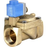 DANFOSS 032U7150 — Клапан электромагнитный EV220B, присоединение внутренняя резьба G 2", материал уплотнения EPDM, нормально закрытый 032U7150