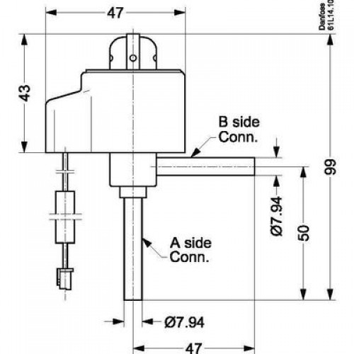 DANFOSS ETS 6-14 Клапан Эл. регулирующий 7,94 