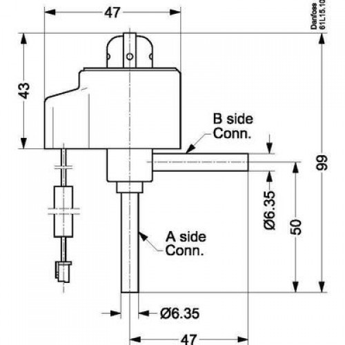 DANFOSS ETS 6-18 Клапан Эл. регулирующий 6,35 