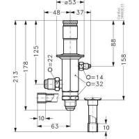 DANFOSS CPCE12 Клапан регулятор производ-ти 034N0081