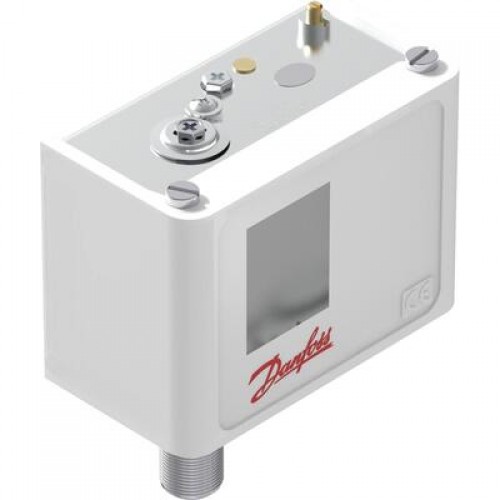 DANFOSS 060-121966 — Реле давления для общепромышленного применения KPI 35, диапазон настройки уставки -2-8 бар, дифференциал 0,5-2 бар, присоединение G 1/4 
