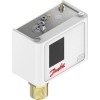 DANFOSS 060-132466 — Реле давления для общепромышленного применения KPI 35, диапазон настройки уставки -0,2-8 бар, дифференциал 0,4-1,5 бар, присоединение G 1/2 