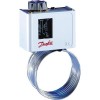 DANFOSS 060L110766 — Реле температуры (термостат) KP 63, IP 30/44, диапазон регулирования -50...-10 °C, длина трубки 2 м 