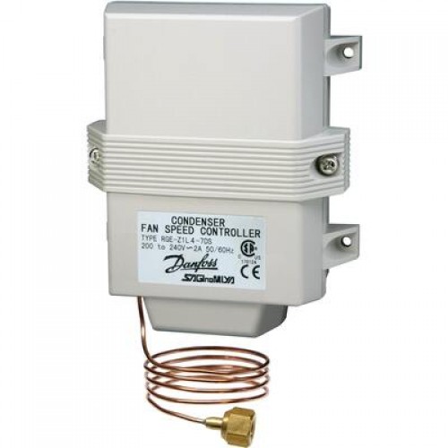 DANFOSS 061H3022 — Регулятор скорости вращения вентиляторов конденсатора RGE-Z1P6-7DS, хладагент R410A, 16-39 бар, IP 54 