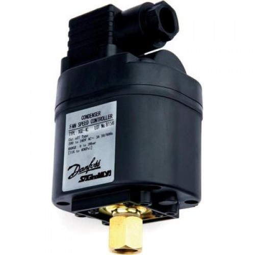 DANFOSS 061H3140 — Регулятор скорости вращения вентиляторов конденсатора XGE 4C, MWP 47 бар, хладагент R407C / R404A / R134a / R22, 10-25 бар 