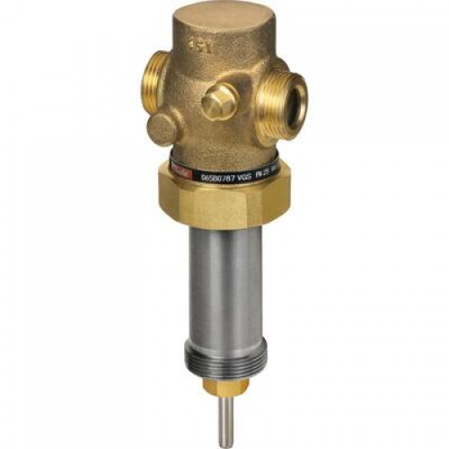 DANFOSS 065B0786 — Клапан регулирующий VGS, DN 15, PN 25, Kvs 1 м³/ч, T рабочей среды 2–150 (вода), 2–200 (пар) 