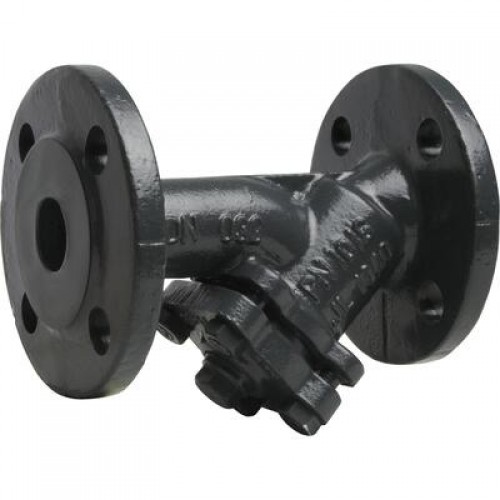 DANFOSS 065B7743 — Фильтр сетчатый FVF DN32, PN16, чугунный с пробкой, фланцевый 
