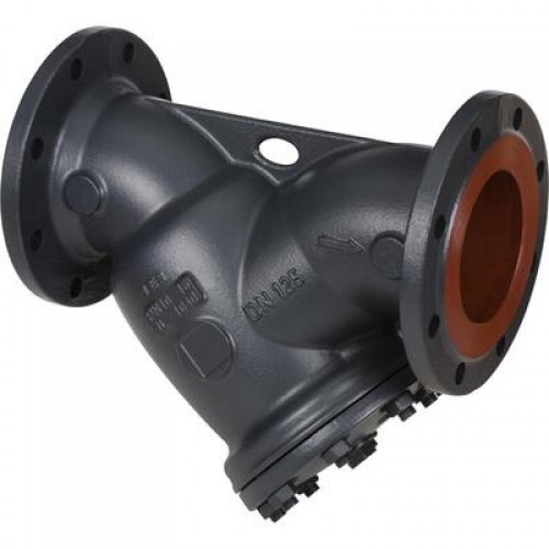 DANFOSS 065B7750 — Фильтр сетчатый FVF DN150, PN16, чугунный с пробкой, фланцевый 