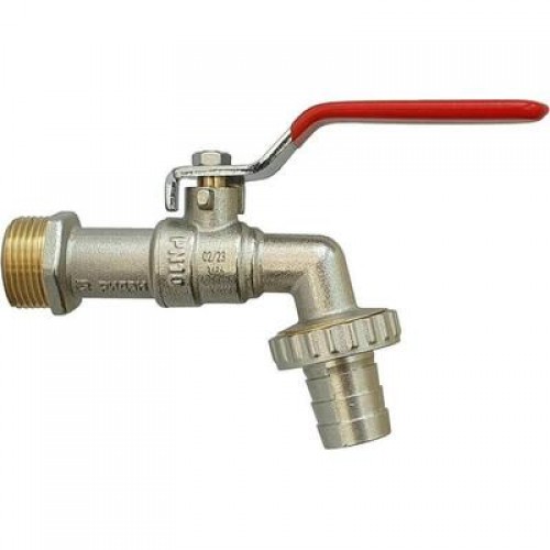 РИДАН BVR-CR 065B8300RG — Кран шаровой ГОСТ спускной под шланг PN10 DN15; Т -20 ℃ ...+95 ℃; материал корпуса латунь 
