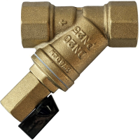 РИДАН FVR-DR 065B8346R — Фильтр сетчатый со сливным краном DN50, PN25, Т от -20 °С...130 °С; материал корпуса латунь CW602N 065B8346R