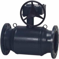 DANFOSS 065N0251GG — Кран шаровой JIP Premium FF, фланцевый, DN 150, PN 16, T макс 180 ℃, ручной редукторный привод, корпус — сталь P235GH 065N0251GG