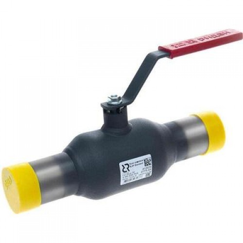 РИДАН RJIP Standard 065N9607R — Кран шаровой WW DN80 PN16 (приварной, с рукояткой, стандартный проход) 