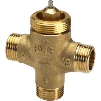 DANFOSS Клапан регулирующий, трехходовой VZL 3 Ру 16 Ду 15 Kv 0,63 T=1200C 065Z2082