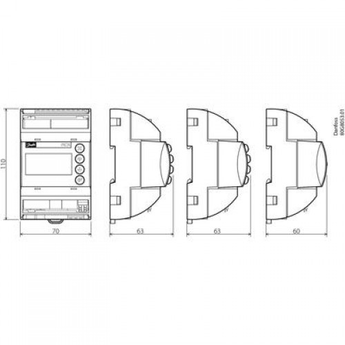 DANFOSS MCX-06D программируемый контроллер 