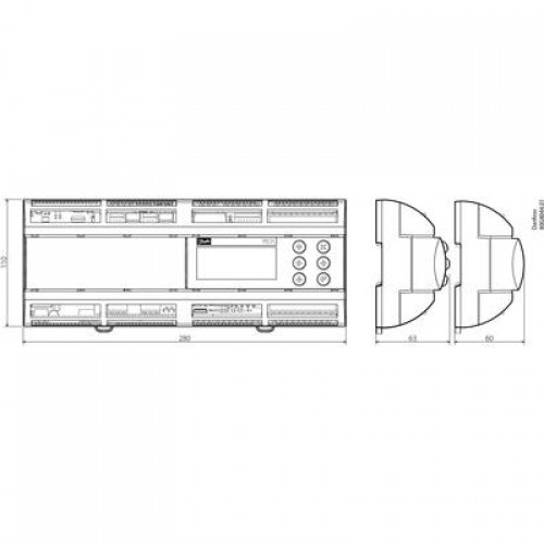 DANFOSS MCX152V контроллер программируемый(пр. класс 2553302322) 