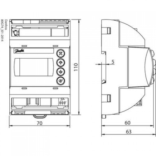 DANFOSS EKE 347 Контроллер уровня 