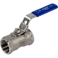 РИДАН BVS-R 082X4604R — Шаровый кран резьбовой DN25 PN63, с рукояткой, корпус — коррозионностойкая сталь, шар — коррозионностойкая сталь AISI316; уплотнение по шару R-PTFE (15% C) 082X4604R