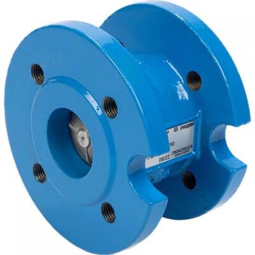 РИДАН NVD-402R 082X8478R — Клапан обратный фланцевый пружинный с аксиальным затвором, PN16, DN250, чугун GJL250 
