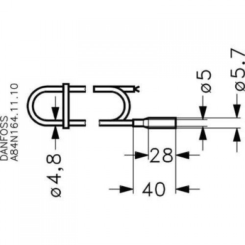 DANFOSS AKS 21 A Датчик температуры 