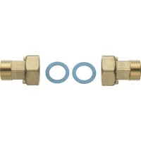 DANFOSS Резьбовые присоединительные патрубки, Dn40, R3/2xG2B (комплект из 2-х 087G6074