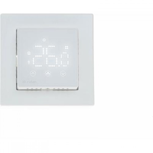 РИДАН 088L1141R — Электронный комнатный термостат RSmart-SW с Wi-Fi подключением 230V, белый 