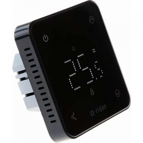 РИДАН 088L1144R — Электронный комнатный термостат RSmart-FB с Wi-Fi подключением 230V, черный 