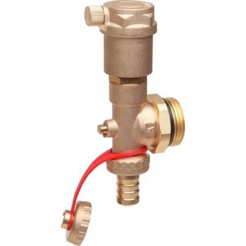 DANFOSS Распределительный коллектор типа FHF с запорным вентилем, конфигурация 3+3 