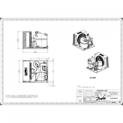 DANFOSS OP-LCHC034GSA04G Агрегат компр.-конд. 