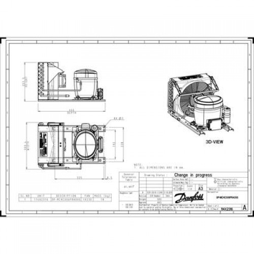DANFOSS OP-MCHC006FRA00G Агрегат комп. -конд. 