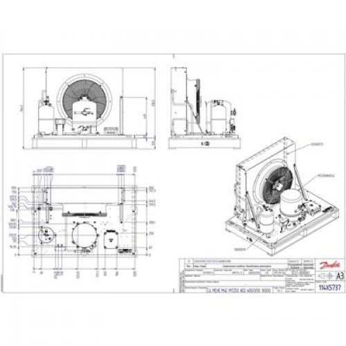 DANFOSS OP-MCRN086MTA02E Агрегат компр.-конд. 