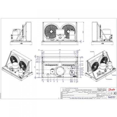 DANFOSS OP-MGRN271MTA02E Агрегат компр.-конд. 