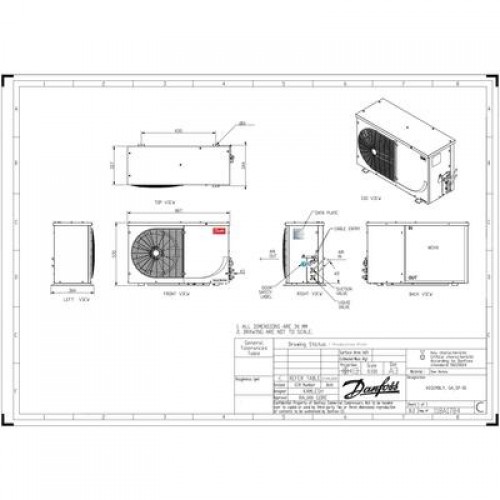 DANFOSS OP-MSYM014MPW05G Агрегат компр.-конд. 