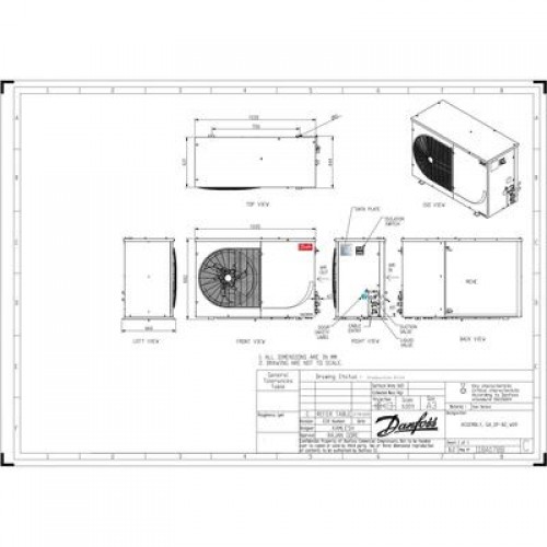 DANFOSS OP-MSBM018AJW09G Агрегат компр.-конд. 