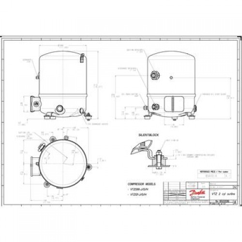 DANFOSS VTZ121-G Компрессор 