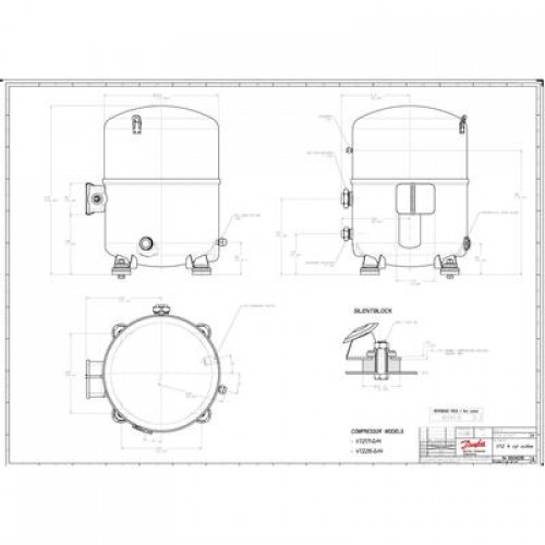 DANFOSS  VTZ171-G Компрессор 