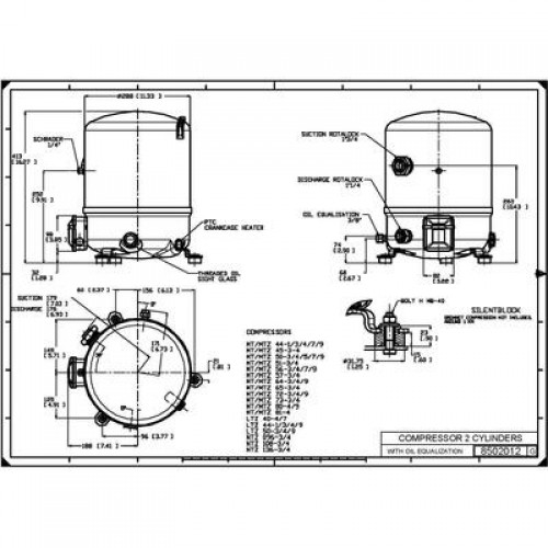 DANFOSS NTZ096A4LR1B Компрессор поршневой 