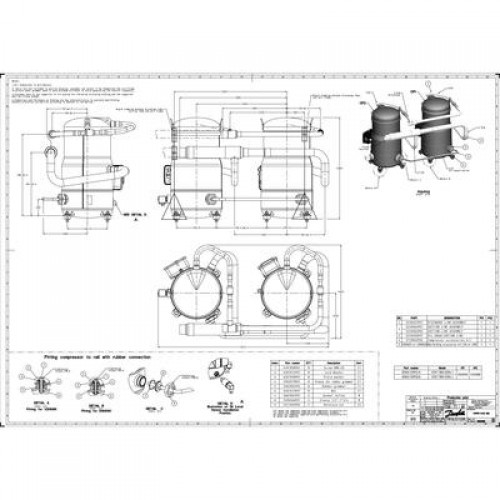 DANFOSS VZH088CGANA Компрессор спиральный(пр. класс 1770947961) 