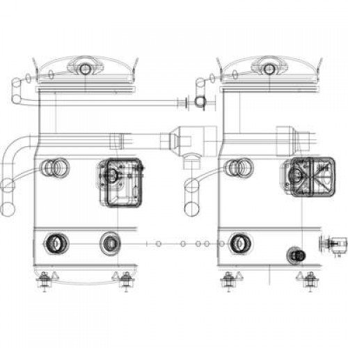 DANFOSS SH161A4ALC Компрессор спиральный 