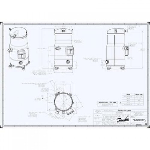 DANFOSS SH105A4ALC Компрессор спиральный(пр. класс 1770947602) 