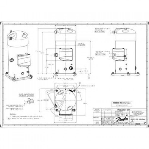 DANFOSS SH380A4AAE Компрессор спиральный 