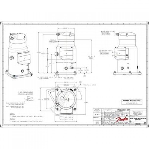 DANFOSS SH295A4ABE Компрессор спиральный 